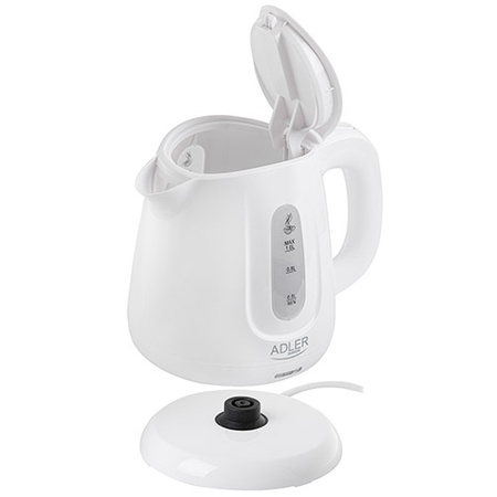 Plastikowy Czajnik 1.0L z Ergonomicznym Uchem - Adler AD 1373