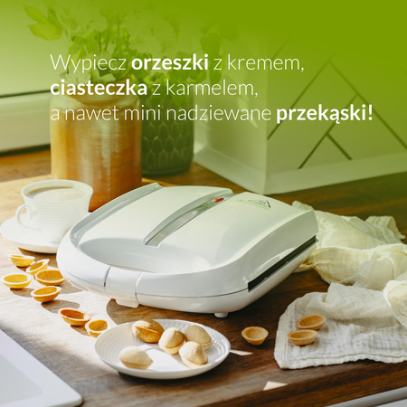 Opiekacz do orzeszków XL, 24 szt., powłoka nieprzywierająca, moc 1600W, avenido AV 3090