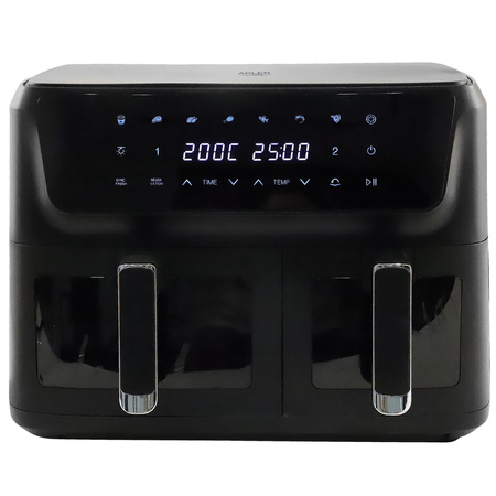 Frytkownica beztłuszczowa 11L, 2 kosze, Air Fryer 2700W, 8 programów Adler AD 6324
