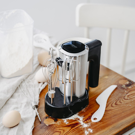 Mikser ręczny 900 W, 3 rodzaje nasadek i stojak na akcesoria – CAMRY CR4233 CR 4233