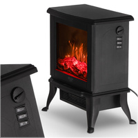 Kominek elektryczny z efektem płomienia, grzejnik elektryczny 1800W, wolnostojący Adler AD 7754