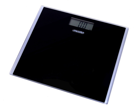 Cyfrowa Waga Łazienkowa Czarna z Dokładnością Pomiaru – Mesko MS 8150