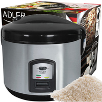 Garnek do ryżu 1.5L, gotowanie i podtrzymywanie ciepła, wyjmowany pojemnik Adler AD 6406