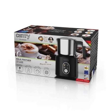 Elektryczny Spieniacz i Podgrzewacz do Mleka z Funkcją Automatyzacji Camry CR 4498