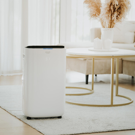 Osuszacz powietrza 2w1, oczyszczacz 25L/24h, filtr HEPA H13 Adler AD 7863