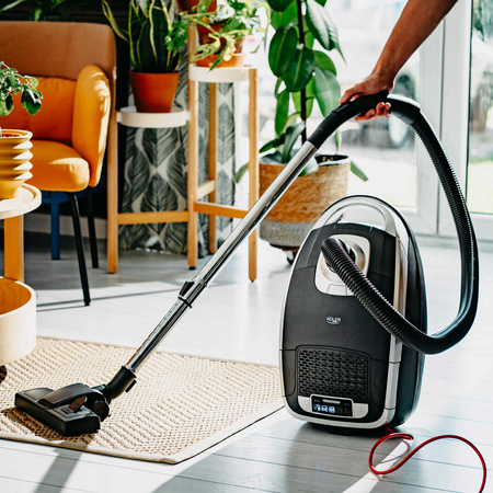 Odkurzacz workowy mocny, 3200W, 18 kPa, 5 programów mocy Adler AD 7069 + AD7069.2