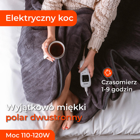 Super Miękki Elektryczny Koc z Timerem - Camry CR 7418