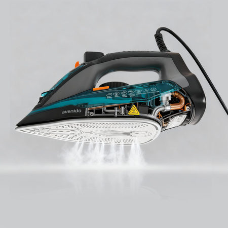 Żelazko parowe 3000W ceramiczne, 5 funkcji, 4 systemy ochrony avenido AV 5046
