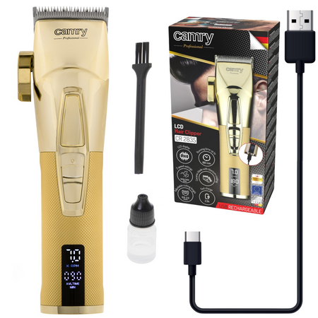 Profesjonalna Strzyżarka do Włosów z Wyświetlaczem LCD Camry CR 2835