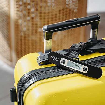 Elektroniczna Waga do Bagażu 50 kg, Kompaktowa i Lekka, Adler AD 8190