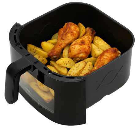 Frytkownica beztłuszczowa 8L, Air Fryer 2500W, 9 programów, dotyk LED Adler AD 6318