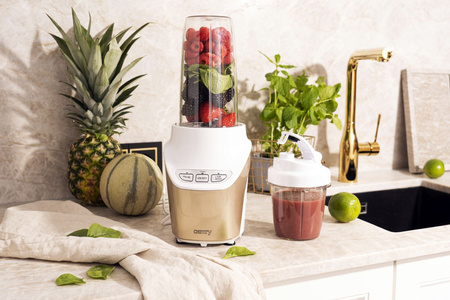 Blender kielichowy, personalny 1700W, 2 bidony, 2 ostrza, mielenie kawy Camry CR 4071