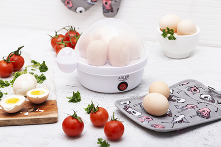 Elektryczny Jajowar na 7 Jaj z Automatycznym Wyłącznikiem Adler AD 4459
