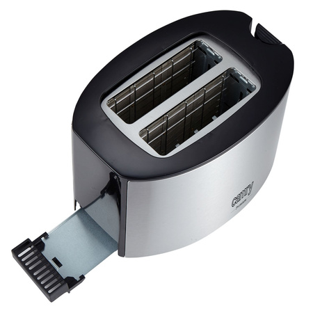 Toster 1000W na 2 kromki, ruszt, funkcja rozmrażania i podgrzewania Camry CR 3215
