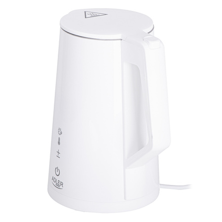 Czajnik Elektryczny LED z Regulacją Temperatury 1,7L, Metalowy, Producent: Adler, SKU: AD 1345