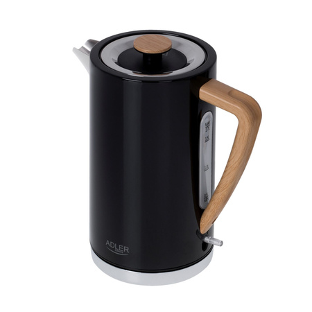 Czajnik metalowy 1,7L, czarny, STRIX, Adler - SKU: AD 1347