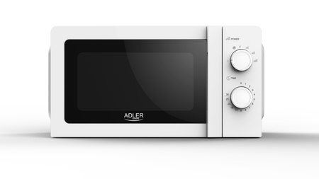 Mikrofalówka Adler 20L z Kompaktowym Designem i Równomiernym Podgrzewaniem AD 6205