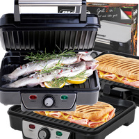 Grill Elektryczny Kuchenny o Mocy 2000W, Regulacja Temperatury, Mesko MS 3050