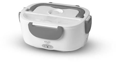 Pojemnik na żywność podgrzewany lunchbox 1.1L, dwukomorowy, 50°C, zasilany sieciowo Adler AD 4474