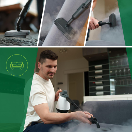 Myjka parowa 2000W, 3.5 bar, mop parowy, czyscik, 99.99% bakterii avenido AV 7080