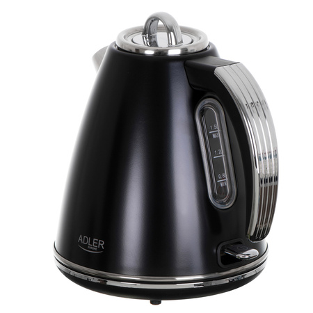 Czajnik elektryczny 1.5L, 2200W, stal nierdzewna, system Strix Adler AD 1343