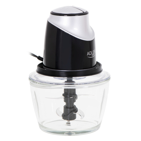 Rozdrabniacz kuchenny, szklana misa 1,2L, 4 ostrza, 550W – Adler AD 4082