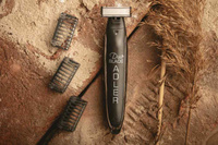 Trymer męski do zarostu, ładowanie USB, dioda LED, 3 nakładki, Adler AD 2922