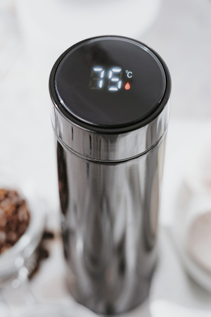Kubek termiczny 473 ml, wyświetlacz LED, sitko, podwójne ścianki, BPA Free Camry CR 4507
