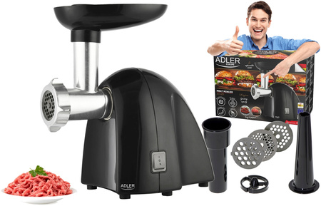 Profesjonalna Maszynka do Mięsa z Wytrzymałą Obudową i Mocnym Silnikiem - Adler AD 4811