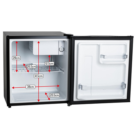 Lodówka podblatowa, pojemność 45L, 6 stopniowa regulacja, wysokość 49,5cm Adler AD 8096b