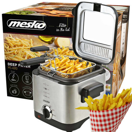 Frytkownica Elektryczna o Mocy 1500W, Pojemność 2L - Mesko MS 4910