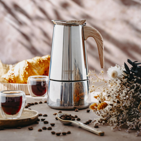 Kawiarka Indukcyjna 350 ml | Klasyczne Włoskie Espresso w Twoim Domu CAMRY CR4423 CR 4423