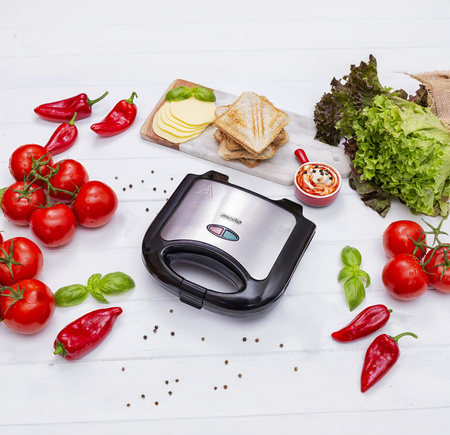 Opiekacz do KANAPEK TOSTÓW Toster Sandwich na 2 kanapki Powłoka NON-STICK Mesko Home MS3080
