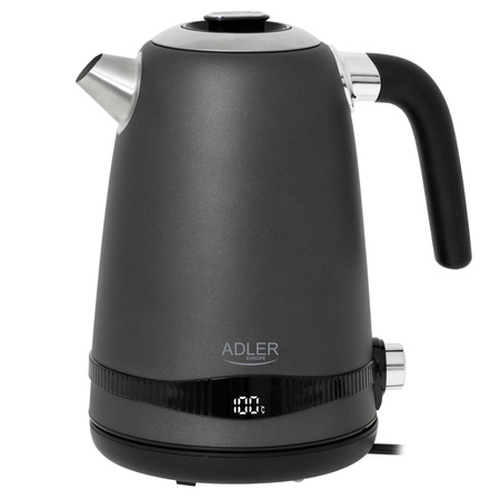 Czajnik elektryczny 1.7L, regulacja 40-100°C, LCD, podtrzymanie temperatury Adler AD1295