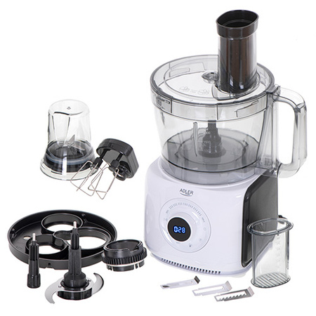 Robot Kuchenny LCD 12w1 z Mikserem i Wysoką Efektywnością, Adler AD 4224