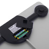 Waga łazienkowa elektroniczna 180 kg, szkło hartowane 6 mm, wyświetlacz LED, Srebrna Adler AD 8174