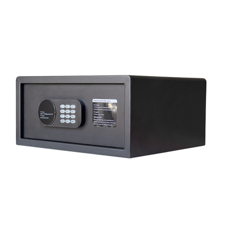Sejf elektroniczny 14L, zamek silnikowy, 2 rygle, klasa I, stalowy Adler AD 1045