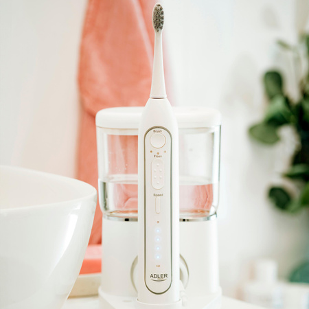 Szczoteczka soniczna i irygator 2w1, USB C, 500 ml, 1700 ruchów/min Adler AD 2180