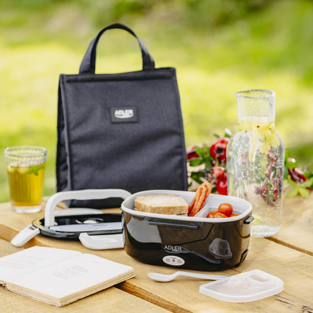 Lunchbox pojemnik podgrzewany na żywność 1L torba termiczna 2 komory Adler AD 4521