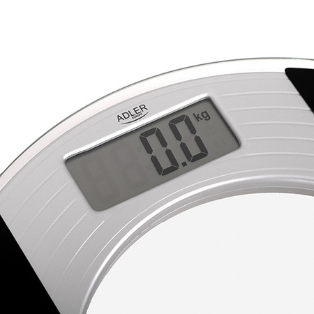 Waga łazienkowa elektroniczna 150 kg, szkło hartowane, dokładność 100 g Adler AD 8122