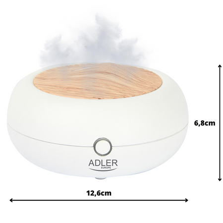 Nawilżacz powietrza ultradźwiękowy, dyfuzor zapachowy, USB, 7 kolorów Adler AD 7969