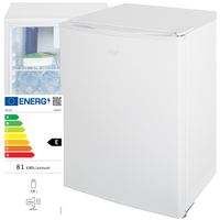 Lodówka podblatowa hotelowa pojemność 58L chłodziarka biała Adler AD 8097w