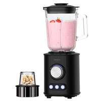 Blender kielichowy z tytanowymi ostrzami, szklany dzbanek 1,5L, 1000W - Camry CR 4088