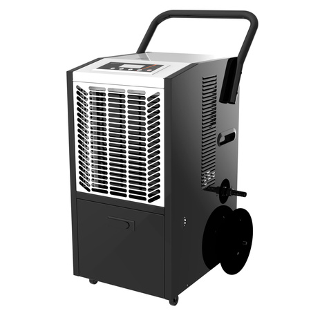 Przemysłowy osuszacz powietrza 50L/24h, 300 m³/h, pompa, LED Adler AD 7864