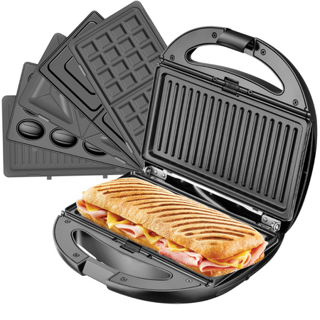 Wielofunkcyjny Opiekacz 5w1, Regulowany Termostat, Mocny Grzałka, Camry CR 3042