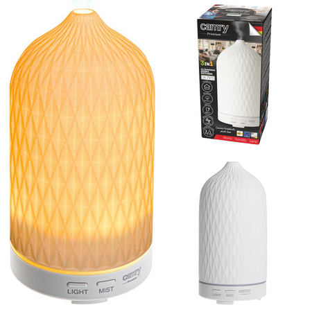 Nawilżacz powietrza ultradźwiękowy, dyfuzor zapachowy, aromaterapia, 100ml, 2 tryby Camry CR 7970