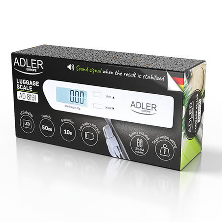 Waga bagażowa podróżna Adler AD 8191