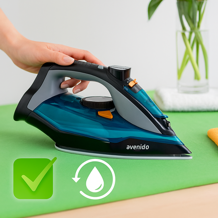 Żelazko parowe 3000W ceramiczne, 5 funkcji, 4 systemy ochrony avenido AV 5046