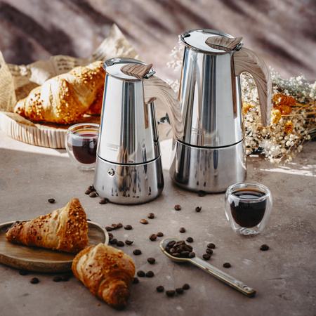 Kawiarka Indukcyjna 450 ml | Klasyczne Włoskie Espresso w Twoim Domu CAMRY CR4424 CR 4424
