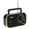 Radio FM/AM, 2W, antena teleskopowa, retro design, 230V/baterie Camry CR 1910g